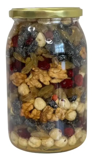 Ассорти из сухофруктов с акациевым медом 920 мл/1150 г