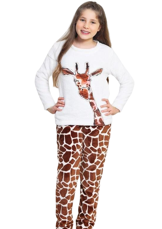 Пижама детская Wienetta Soft&Pure Жираф 160226 р. 156–176 Белый с коричневым Пижама детская Wienetta Soft&Pure Жираф 160226 р. 156–176 Белый с коричневым
