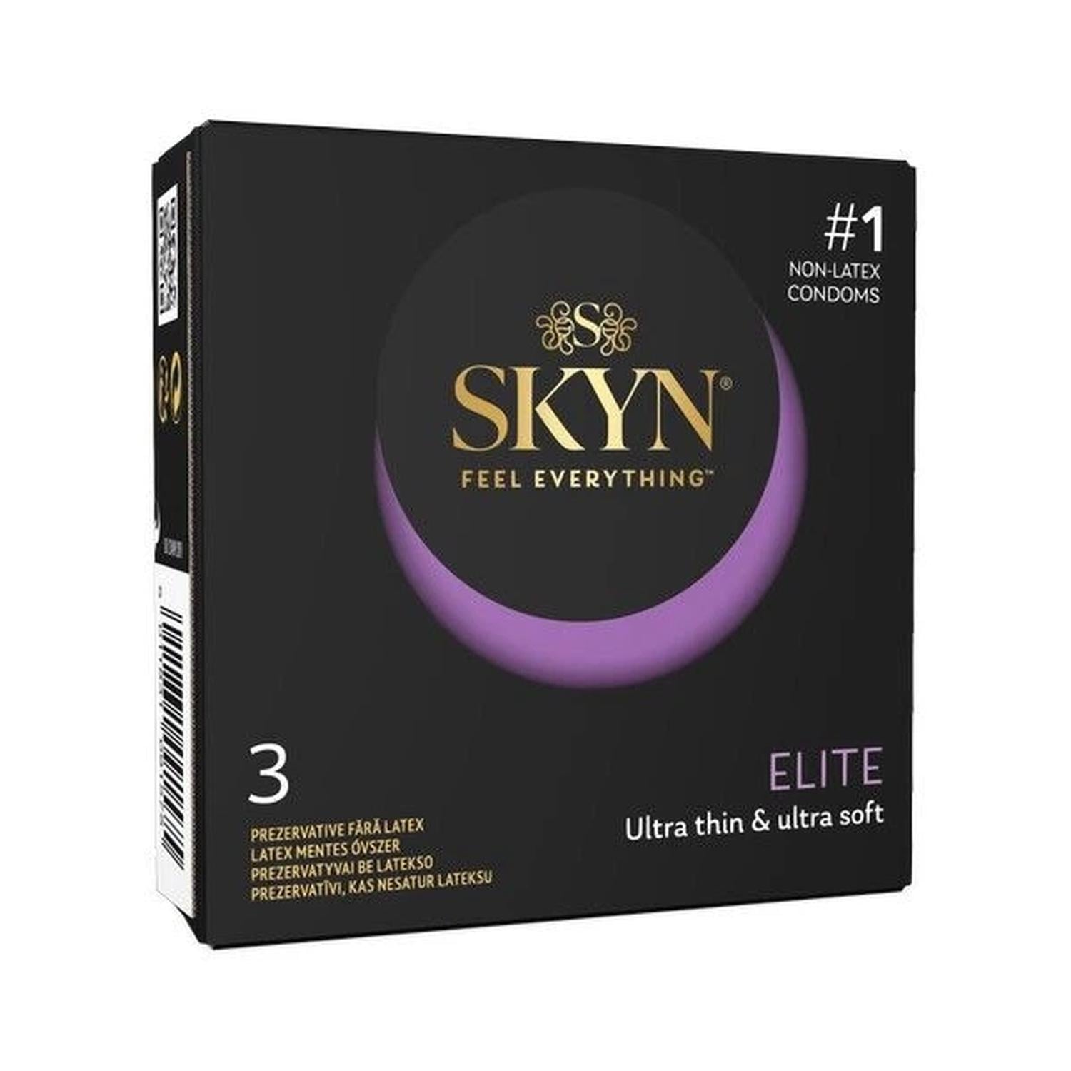 Презерватив SKYN Elite безлатексный ультратонкий из полиизопрена ширина 53 мм длина 190 мм 3 шт. (3132167992)