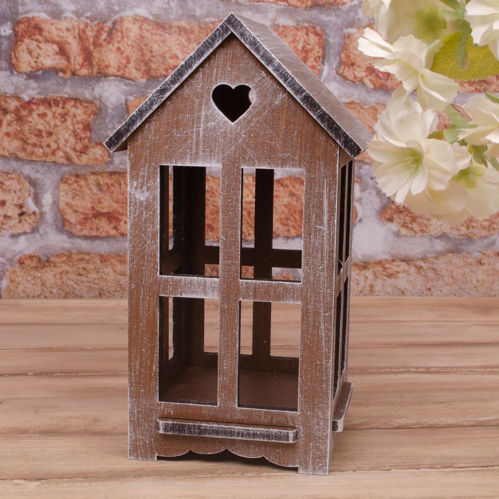 Подсвечник домик с сердечком (5088)