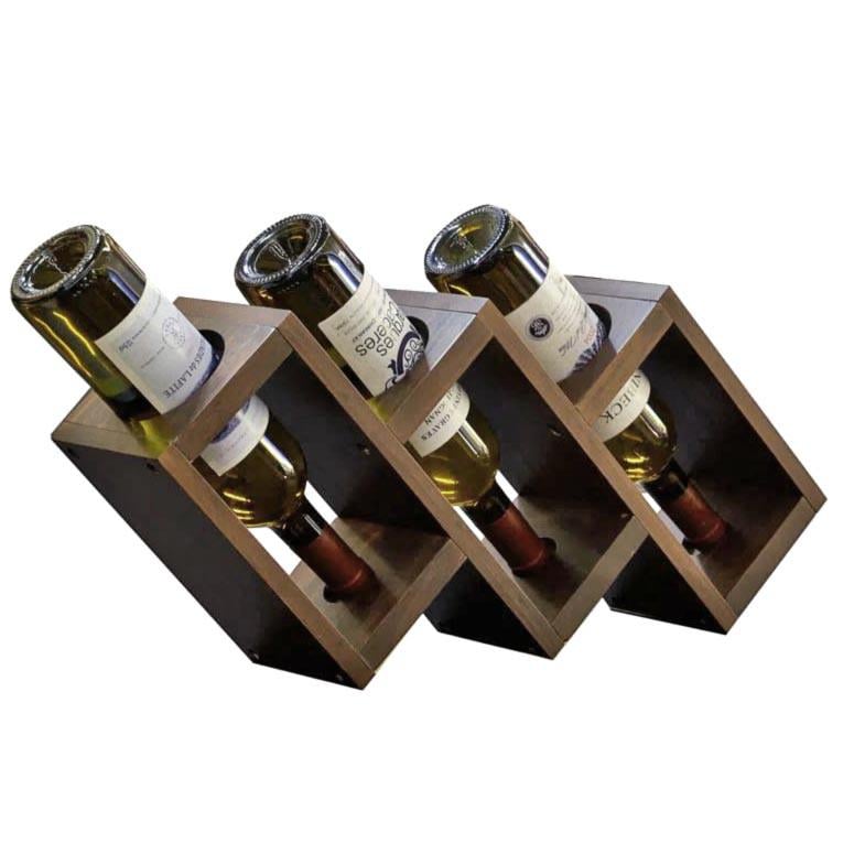 Полка для вина настольная Бонифей Капучино (Впс-004309)