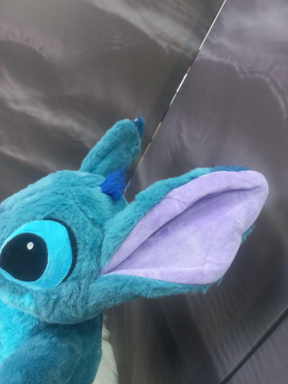 М'яка іграшка пухнастий Стіч з вушками персонажі Ліло та Стіч 40 см Синій (9061/40) - фото 7