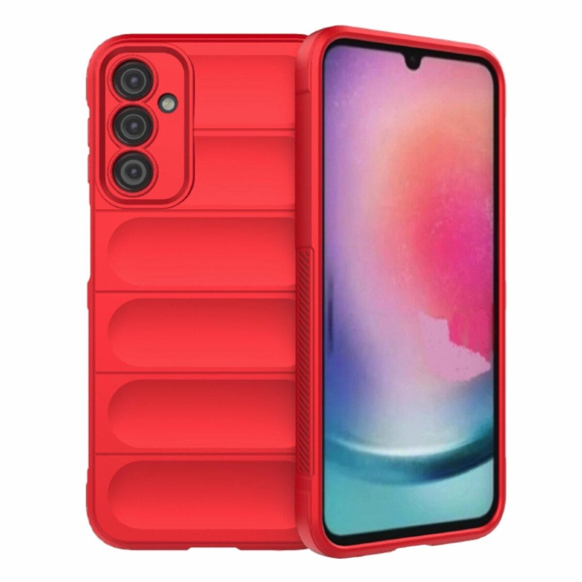 Противоударный чехол для Samsung Galaxy A24 4G Cosmic Magic Shield / China Red Противоударный чехол для Samsung Galaxy A24 4G Cosmic Magic Shield / China Red