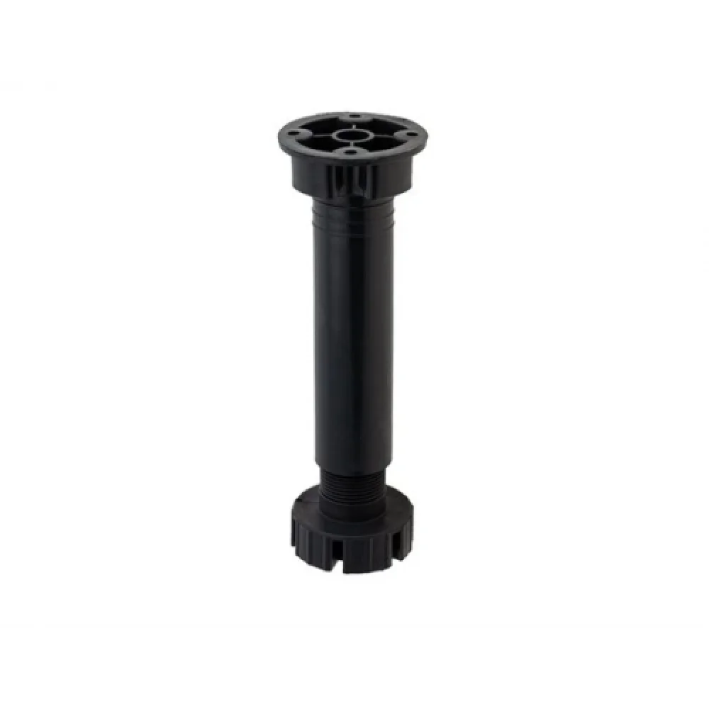 Меблева ніжка для кухонних шаф Sigma регульована 150 мм Чорний (MO0175)