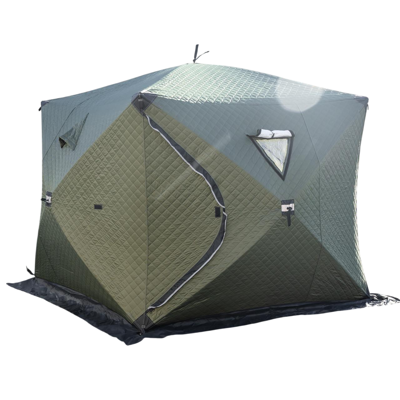 Намет-куб для зимової риболовлі та кемпінгу тришаровий 210х210х210 см (LU-BD21)