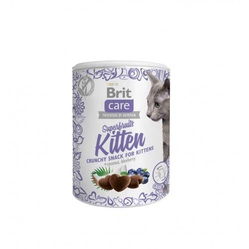 Ласощі для кошенят Brit Care Cat Snack Superfruits Kitten курка 100 г Ласощі для кошенят Brit Care Cat Snack Superfruits Kitten курка 100 г
