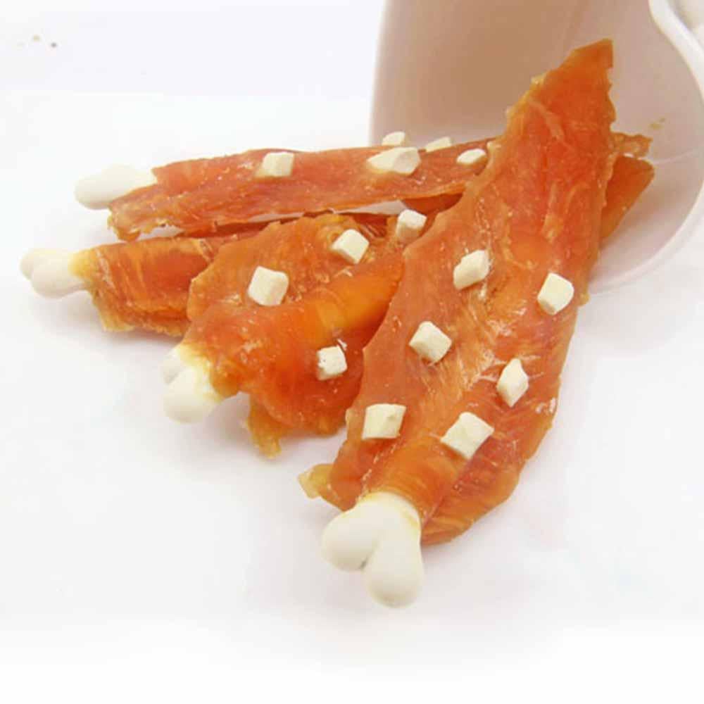Лакомство для собак Селянські Смаколики Кольцовые палочки с куриным филе и сыром 500 г