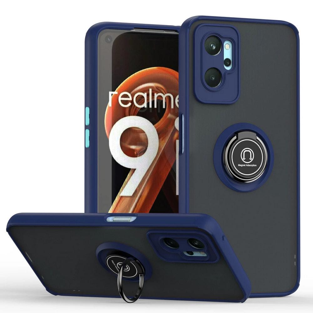 Защитный чехол MatteLuxe Realme 9i (с кольцом) Blue (34080-28)