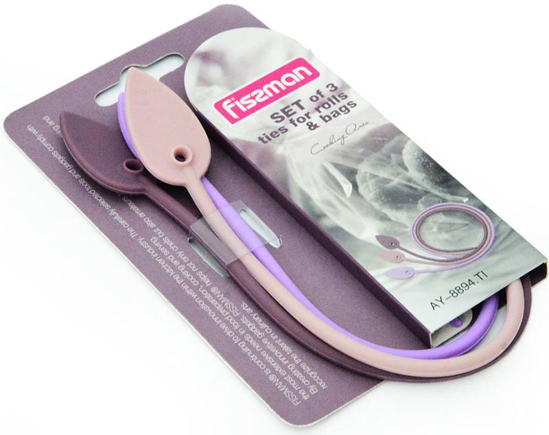 Набір стяжок силіконових Fissman 36 см 3 шт. (FN-AY-8894)