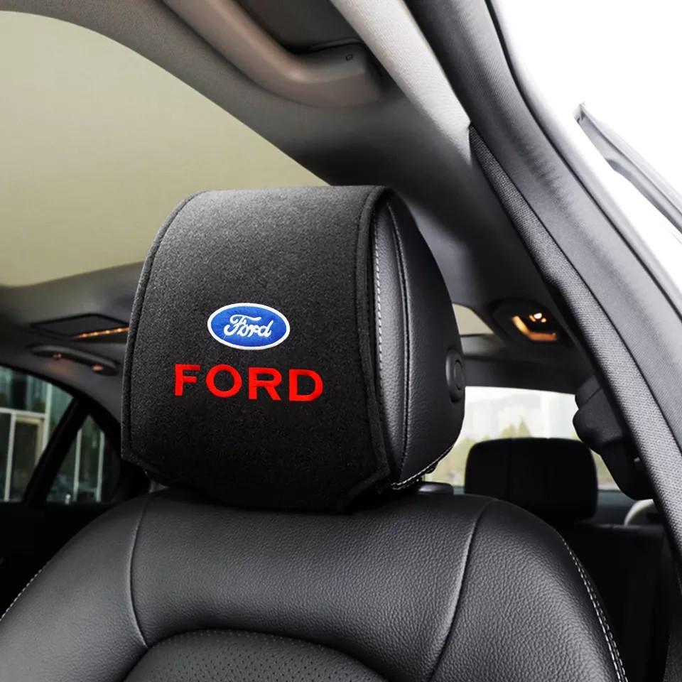 Чехол на подголовник с логотипом Ford 2 шт. (1653438096)