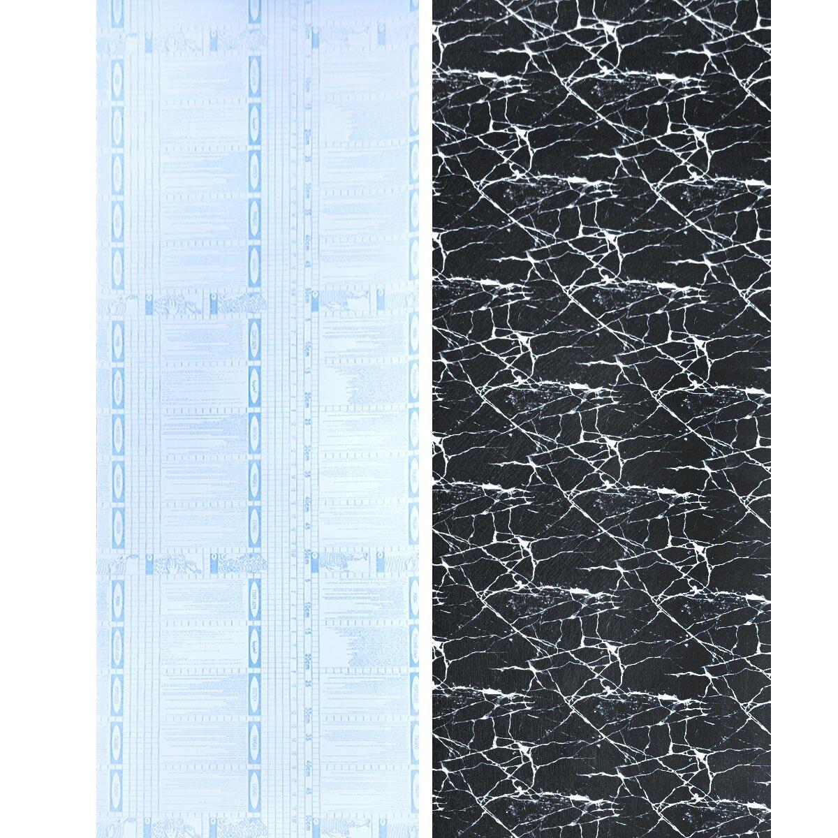 Самоклеюча плівка Мармур 0,45х10 м Чорний (SW-00001206) - фото 3