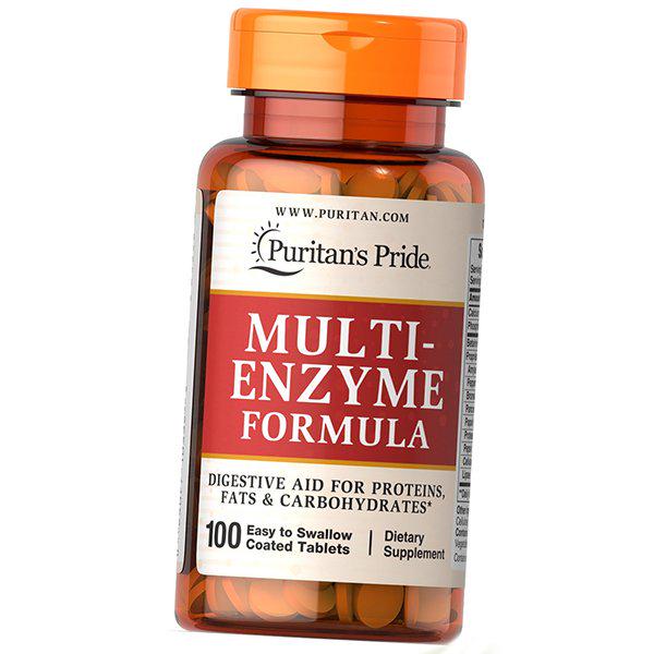 Ферменты для пищеварения Puritan's Pride Multi Enzyme 100 таблеток (69367012)