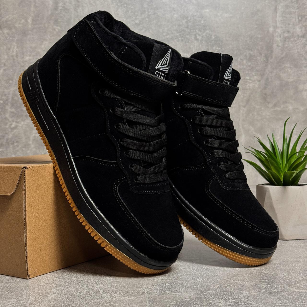 Кросівки чоловічі зимові замшеві Stilli р. 42 27 Чорний (MW5009 42)