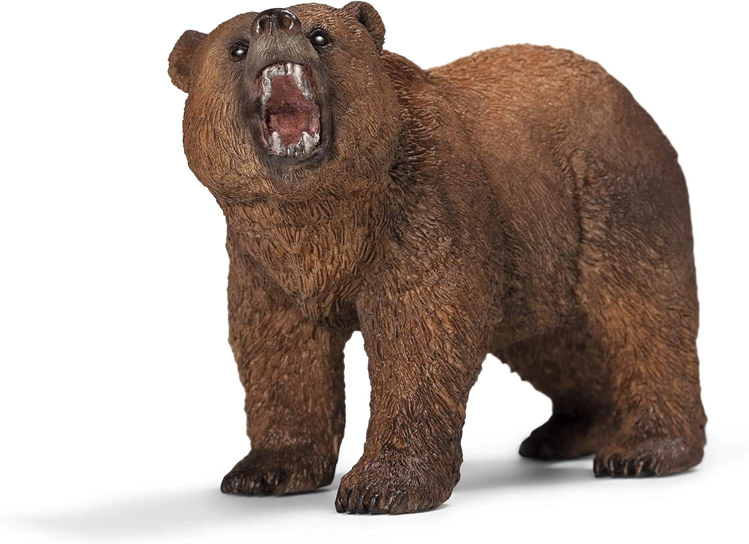 Игровая фигурка Медведь Гризли Schleich Wild Life Grizzly Bear 14685 11 см от 3 лет (SKU-367)
