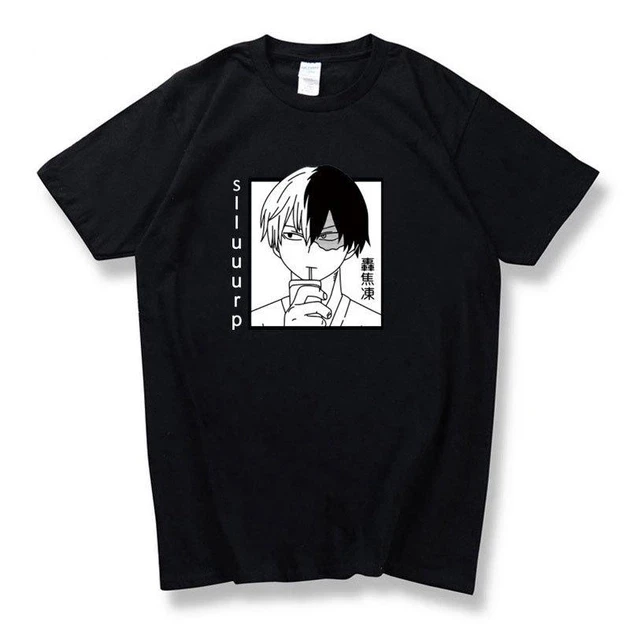 Футболка мужская Моя геройская академия/Тодороки OS Черный (AnimeT1129)