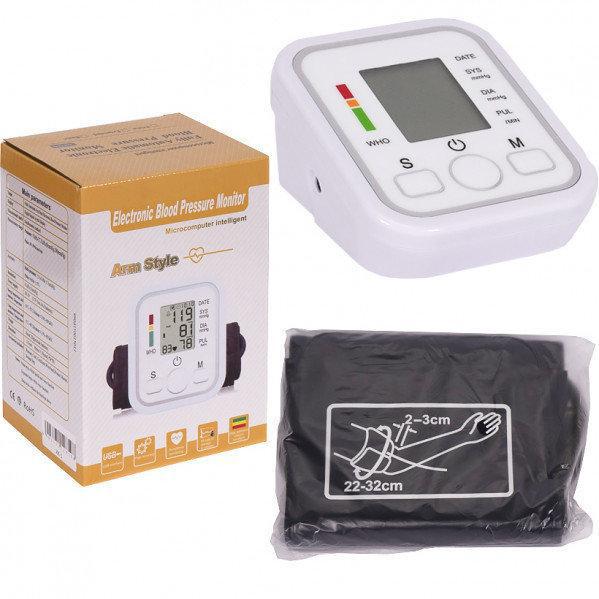 Автоматичний плечовий тонометр ARM STYLE B02R з індикатором аритмії - фото 2