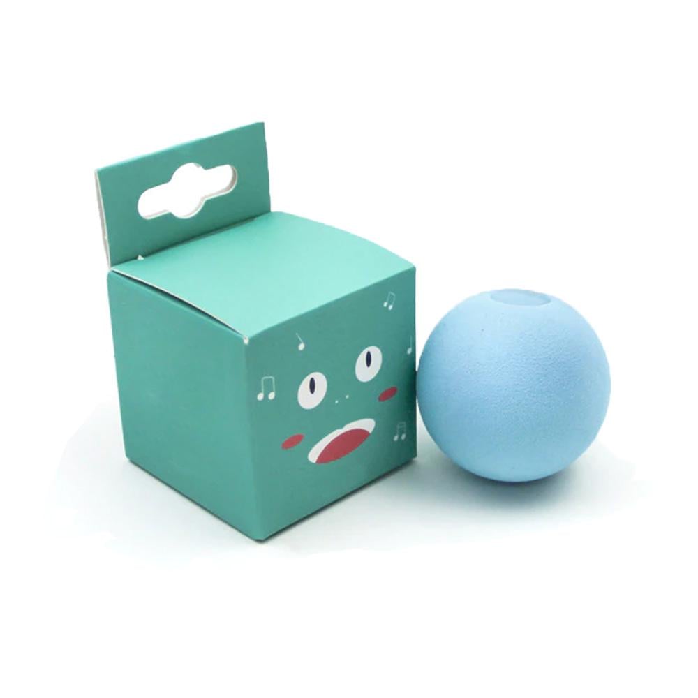 Игрушка для кошки интерактивная мячик сенсорный со звуками лягушки (NR0005_1)