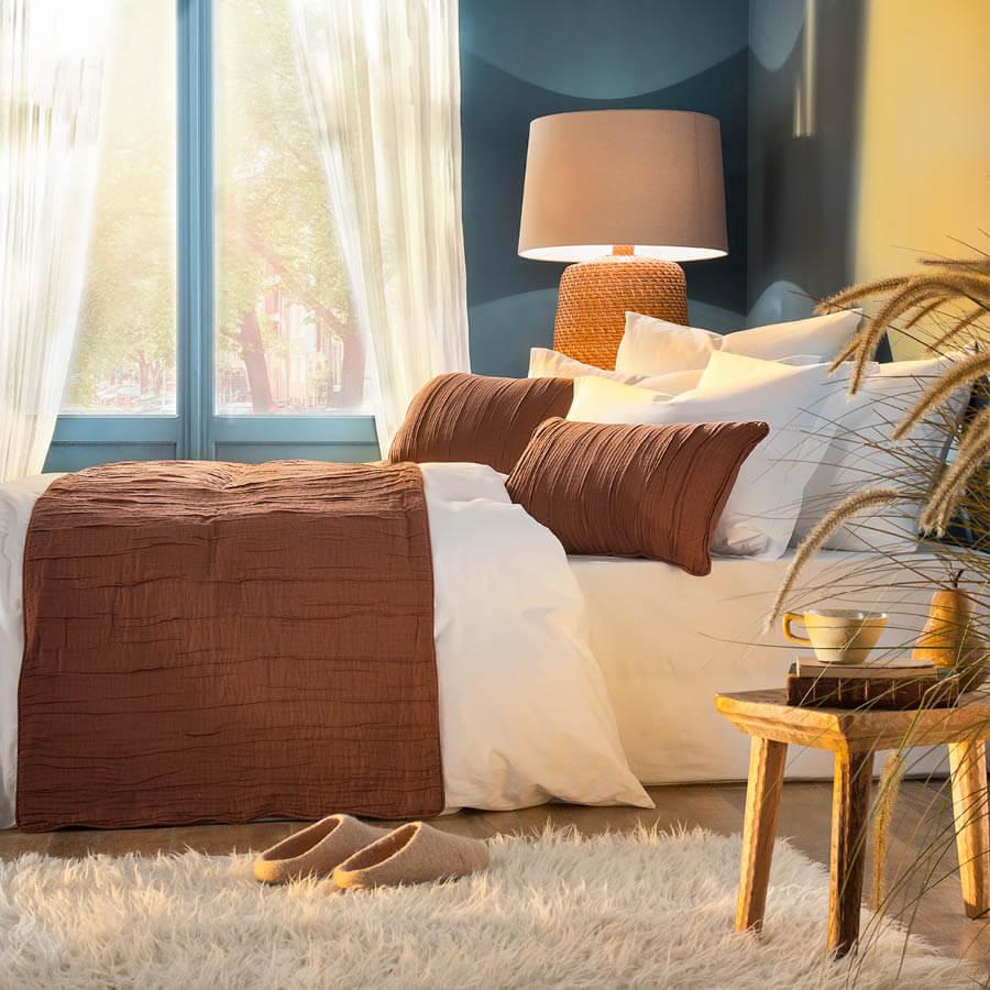 Покривало раннер з наволочками Penelope Alice brick red 70х250+35х55 Цегляний (svt-2000022278881) - фото 3 Покривало раннер з наволочками Penelope Alice brick red 70х250+35х55 Цегляний (svt-2000022278881) - фото 3