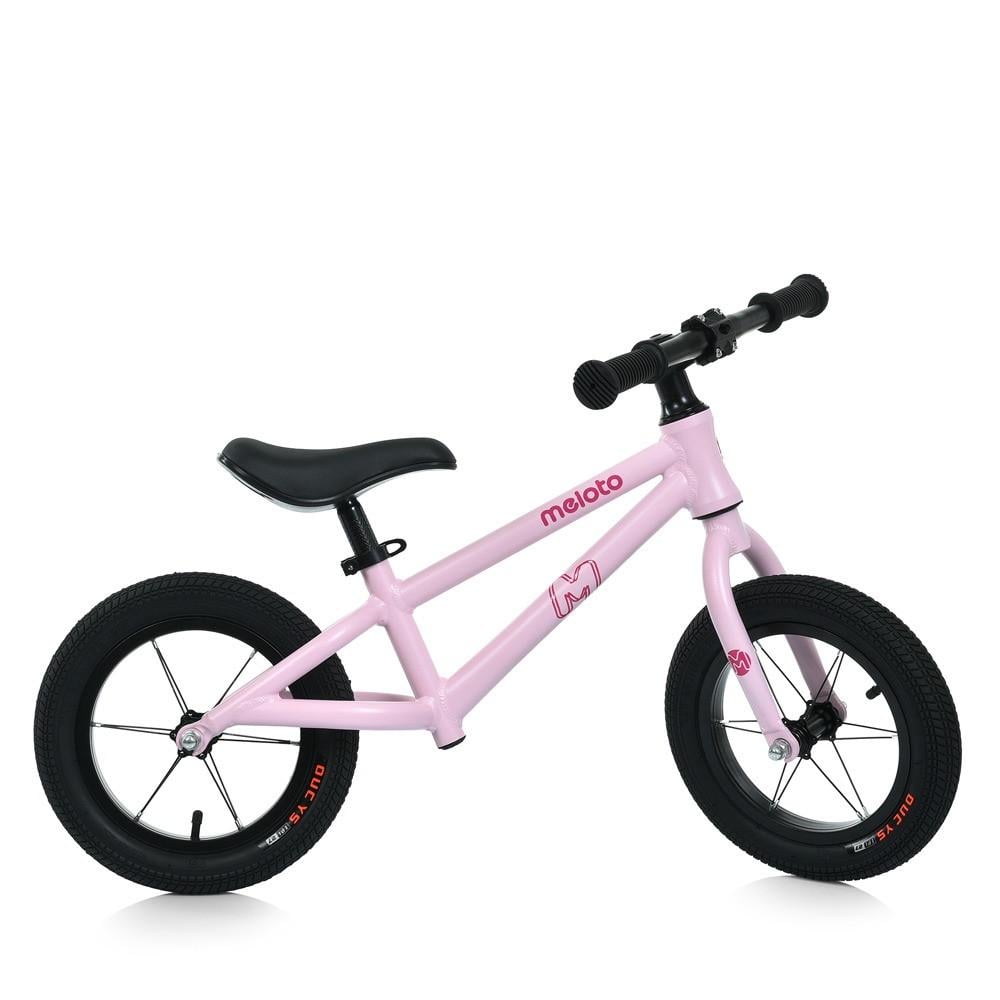 Биговел детский rofi MBB 1045-14-3 на алюминиевой раме с надувными колесами 14" 90х61х40 см Розовый (150-7-MBB 1045-14-3)