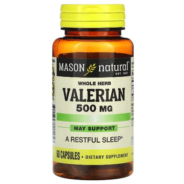 Комплекс для профилактики нервной системы Mason Natural Valerian 500 мг 60 капс. (000021531) Комплекс для профилактики нервной системы Mason Natural Valerian 500 мг 60 капс. (000021531)