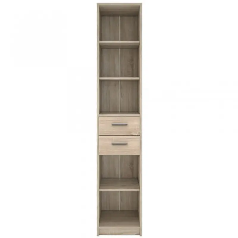 Шкаф-пенал для кабинета открытый Гербор Непо REG2S/40 с ящиками 40х34х197 см Дуб сонома (23252962)