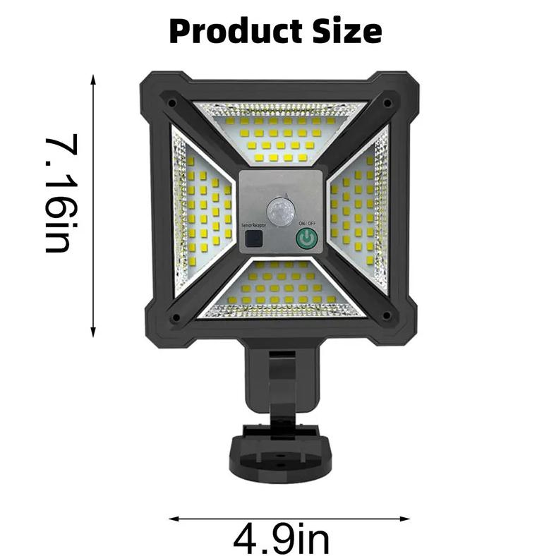 Светильник настенный Zancaka F7 88 LED с пультом управления - фото 2