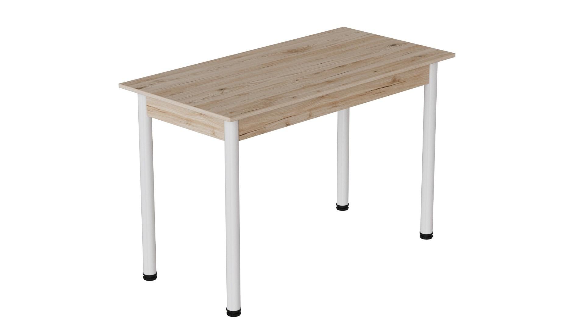 Обеденный стол Ferrum-decor Бенита ДСП 16 мм 75x120x70 см Белый/Сан-Марино (FRD-105644)