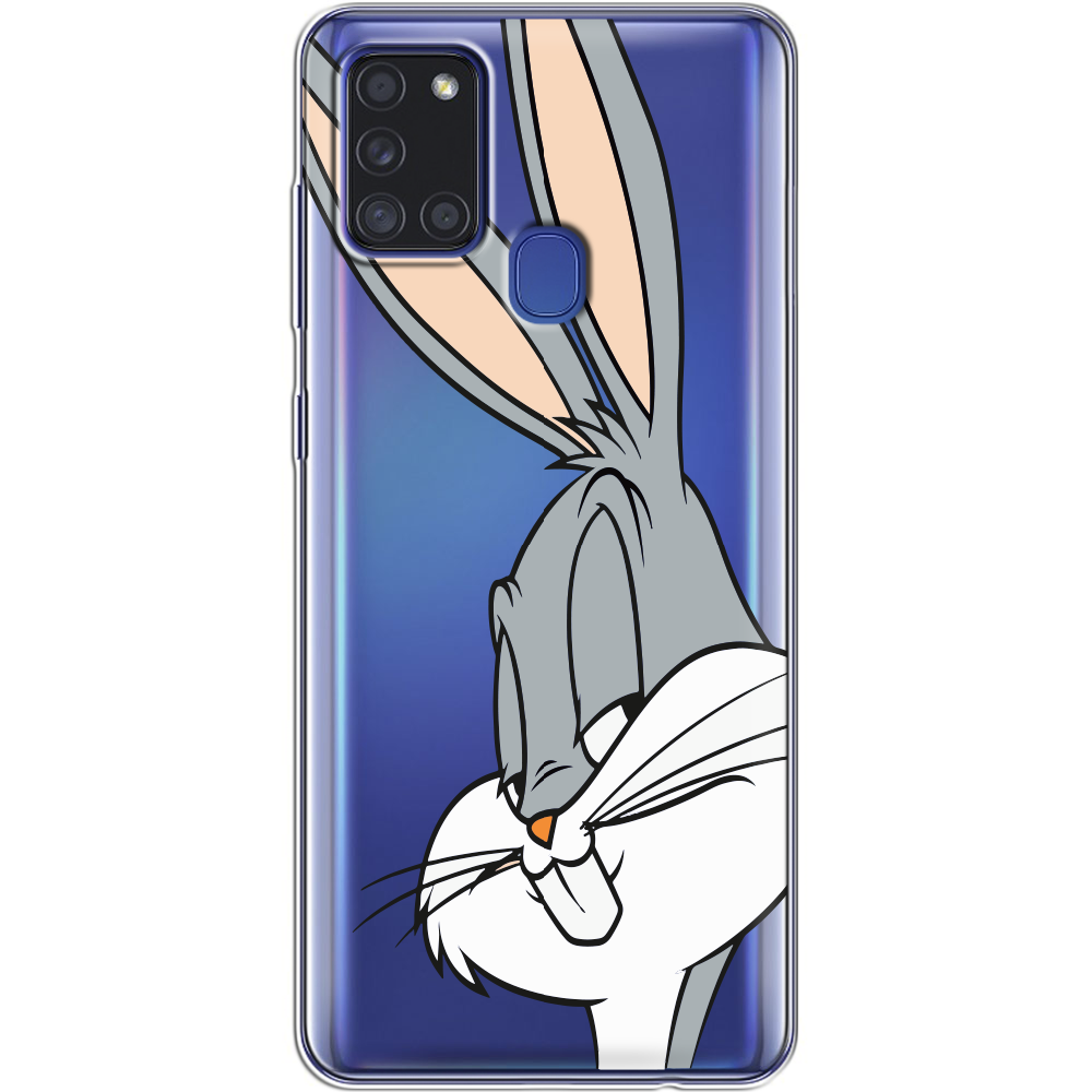 Чехол Boxface Samsung A217 Galaxy A21s Lucky Rabbit Прозрачный силикон (40006-bk81-40006)