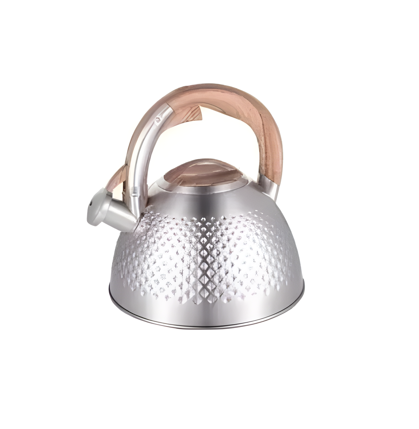 Чайник зі свистком Edenberg EB-8830 з нержавіючої сталі 3 л Бежевий (57-46-EB-8830-2)