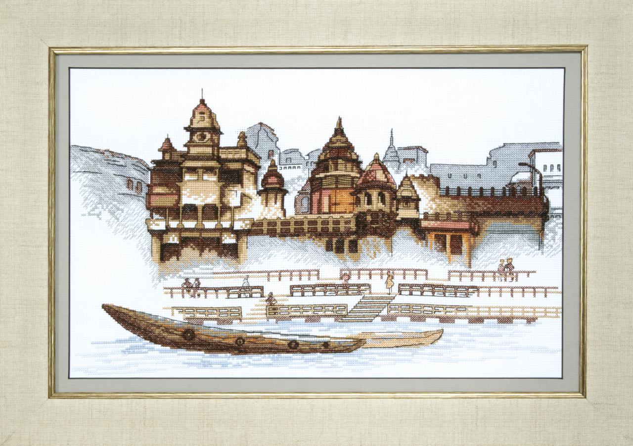 Набор для вышивания крестом Crystal Art Город у воды (ВТ-035)