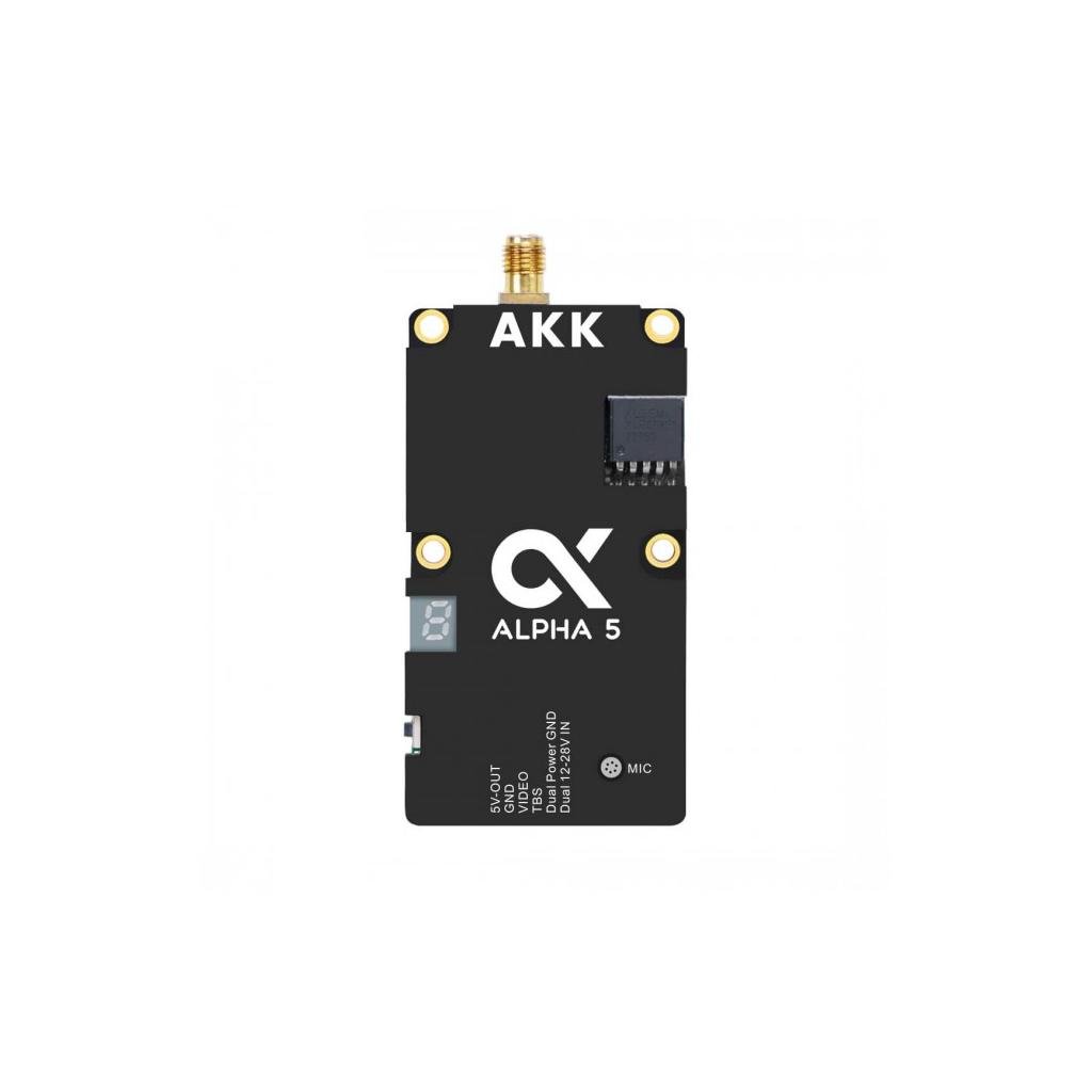 Видеопередатчик VTX AKK Alpha 5W 5,8GHz 80CH (58G5VTX)