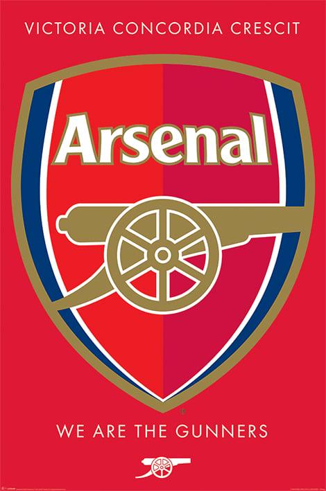 Постер плакат Арсенал/Arsenal FC Crest 61x91,5 см