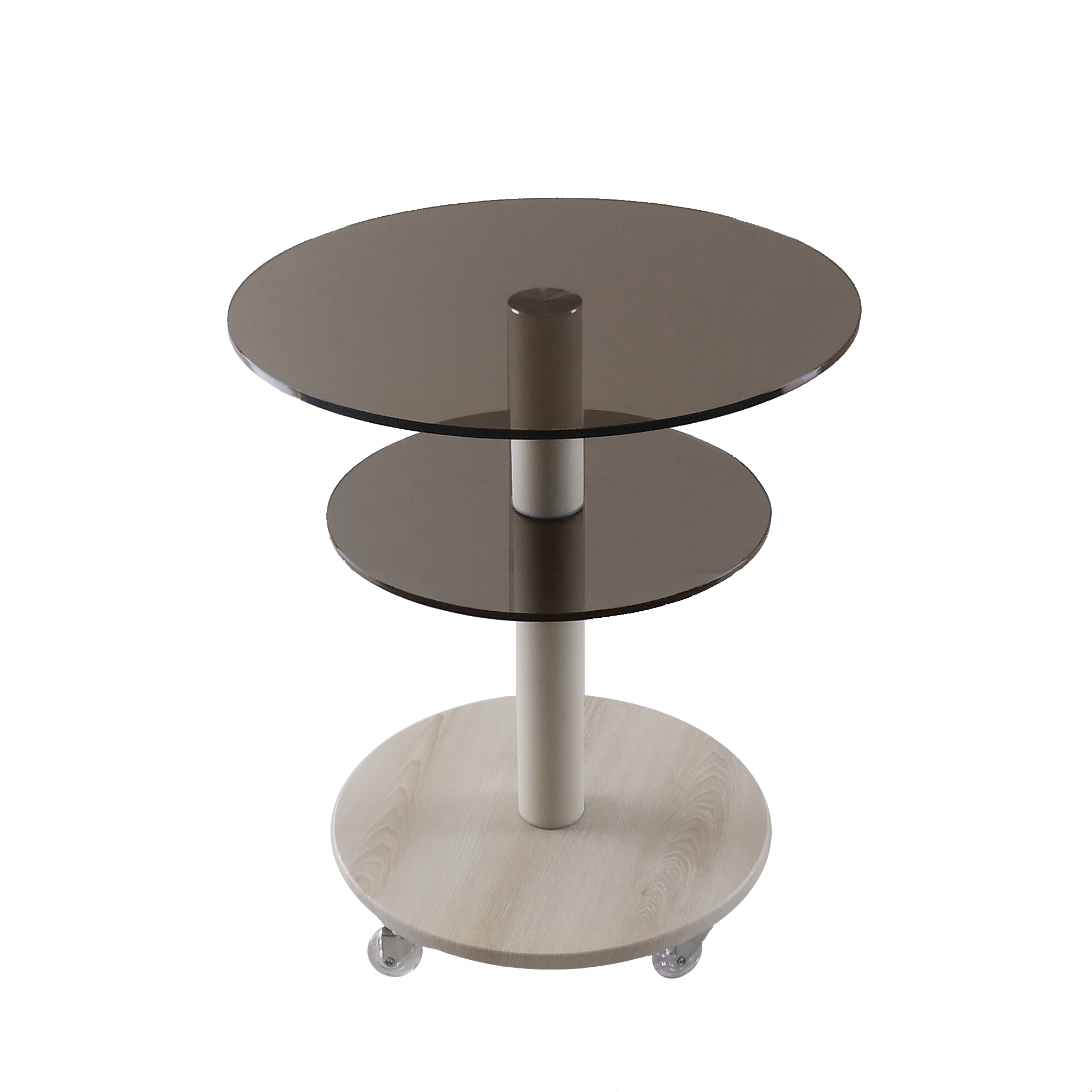 Стол журнальный стеклянный Commus Bravo Light 425 K bronza-pepel-bg60 Бежевый (422860194) - фото 2 Стол журнальный стеклянный Commus Bravo Light 425 K bronza-pepel-bg60 Бежевый (422860194) - фото 2