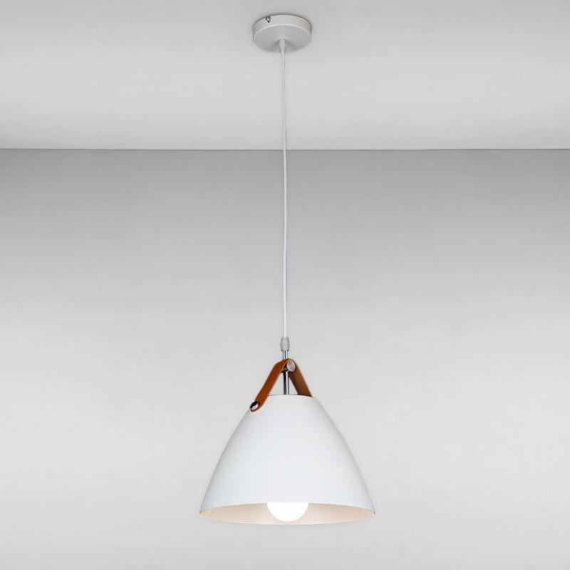 Люстра подвесная лофт Light House LS-16267-1 WH на одну лампу Белый