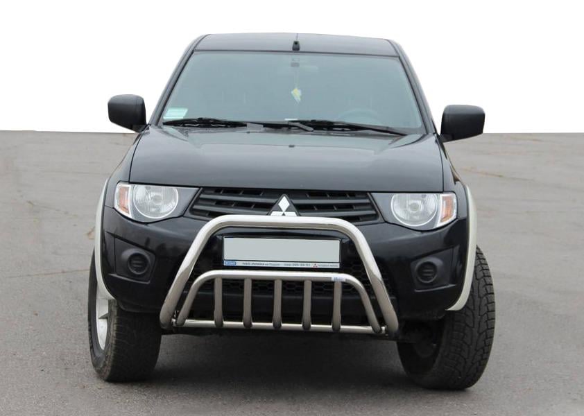 Кенгурятник CAN для Mitsubishi L200 2006-2015 гг. нержавеющая сталь Хром