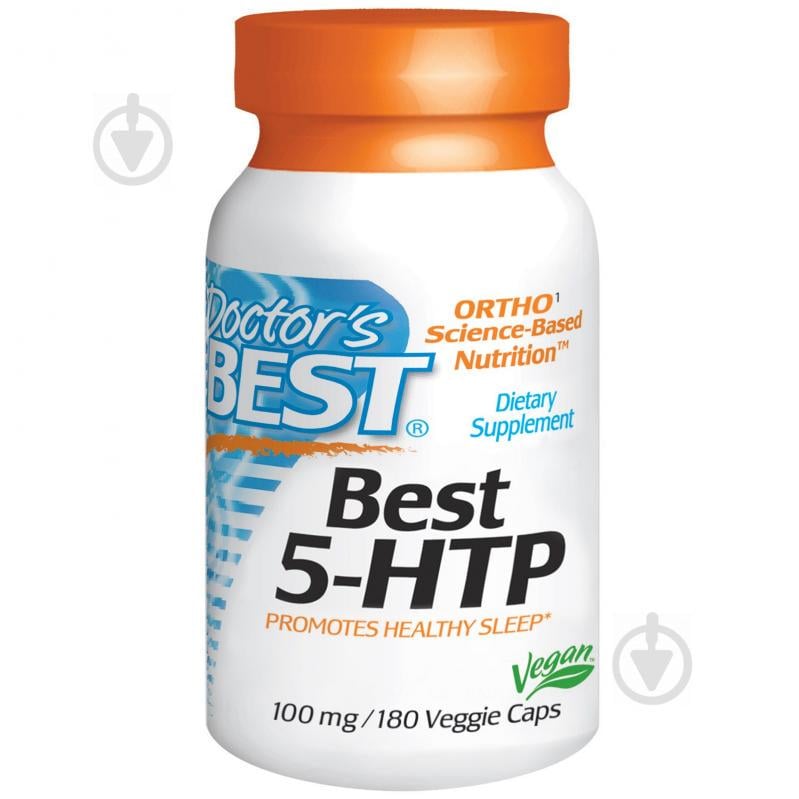 Аминокислота Doctor's Best 5-HTP 100мг 180 капсул