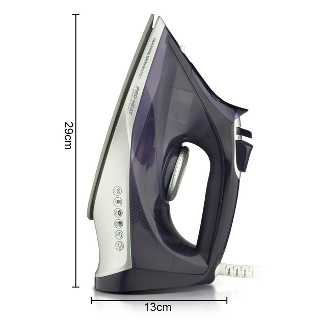 Утюг паровой Domotec MS‑1166P керамическая подошва 1600 Вт (ML-05163) - фото 3 Утюг паровой Domotec MS‑1166P керамическая подошва 1600 Вт (ML-05163) - фото 3