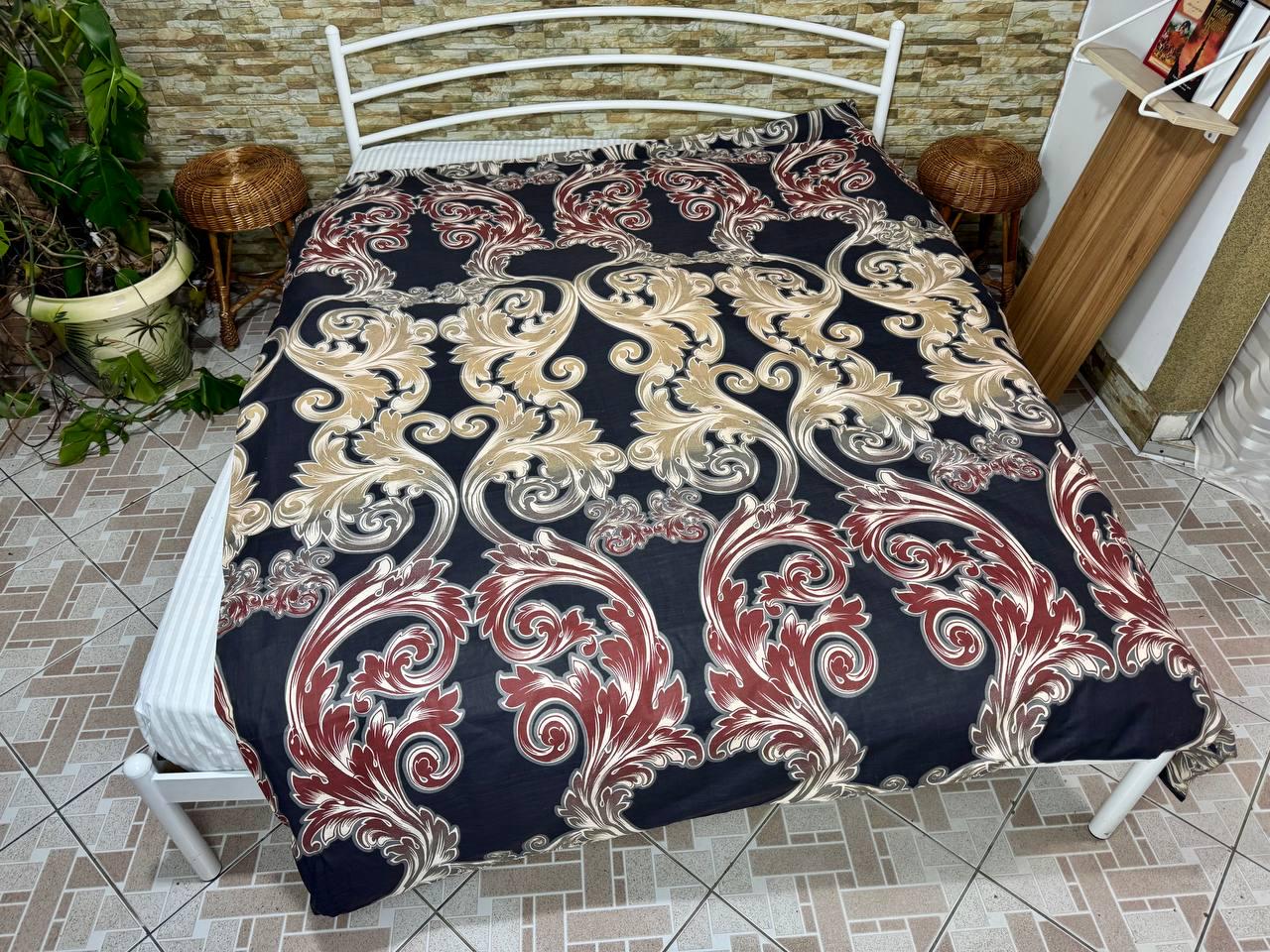 Пододеяльник из бязи Вензель 180х220 с м (G-9600/x180)