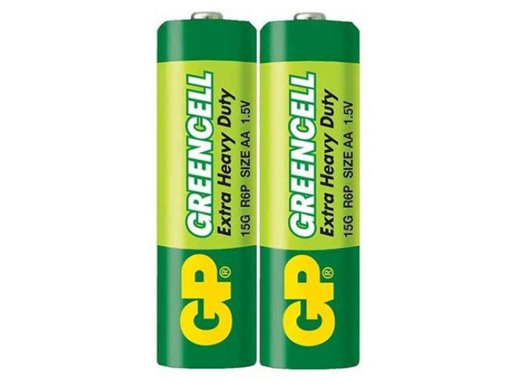 Батарейка Greencell R06 GP зеленая 1739 2 шт. (720573)