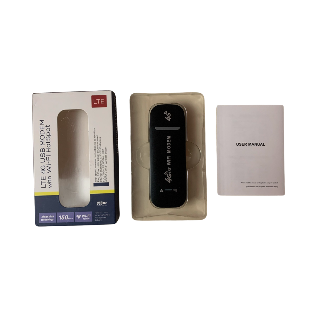 Модем Lte Sim Wifi usb 3g/4g Чорний - фото 2