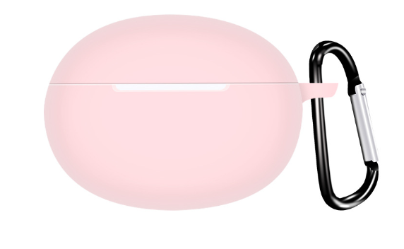 Чохол-накладка DK Silicone Candy Friendly з карабіном для Oppo Enco X2 Pink