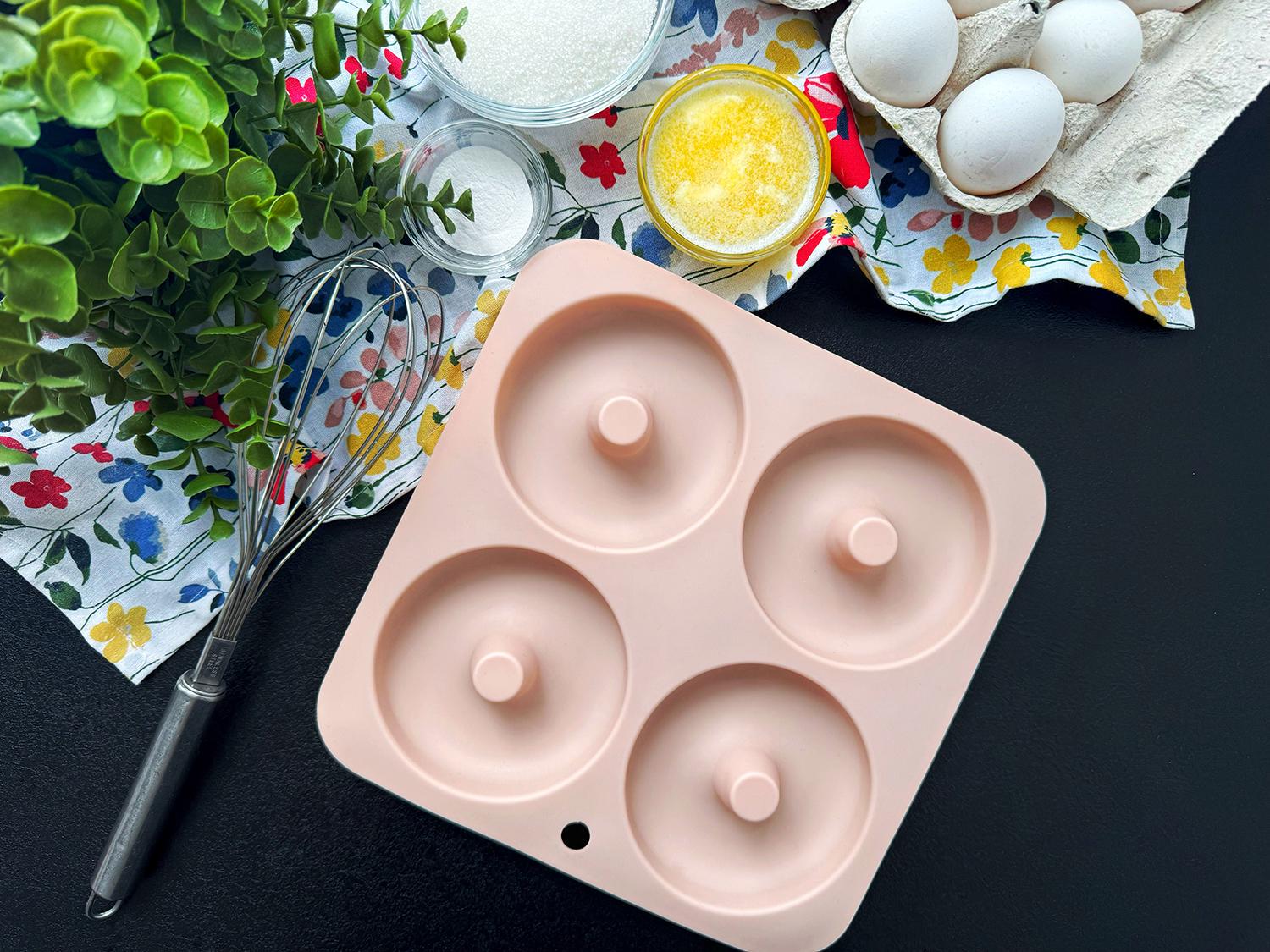 Форма для выпечки на 4 ячейки 23,5х23,5х2 см Бежевый (86250) - фото 2 Форма для выпечки на 4 ячейки 23,5х23,5х2 см Бежевый (86250) - фото 2