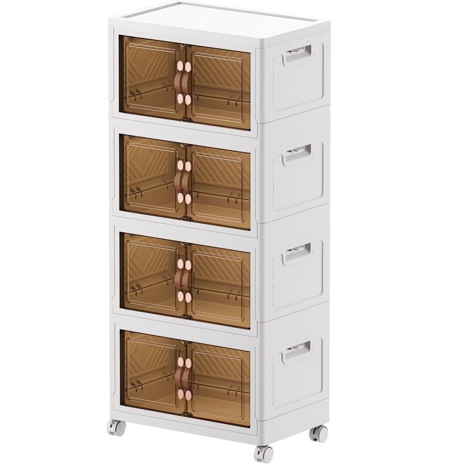 Ящик-органайзер модульный Ningbo пластиковый из 4 контейнеров для хранения вещей Белый (2433533) - фото 1 Ящик-органайзер модульный Ningbo пластиковый из 4 контейнеров для хранения вещей Белый (2433533) - фото 1