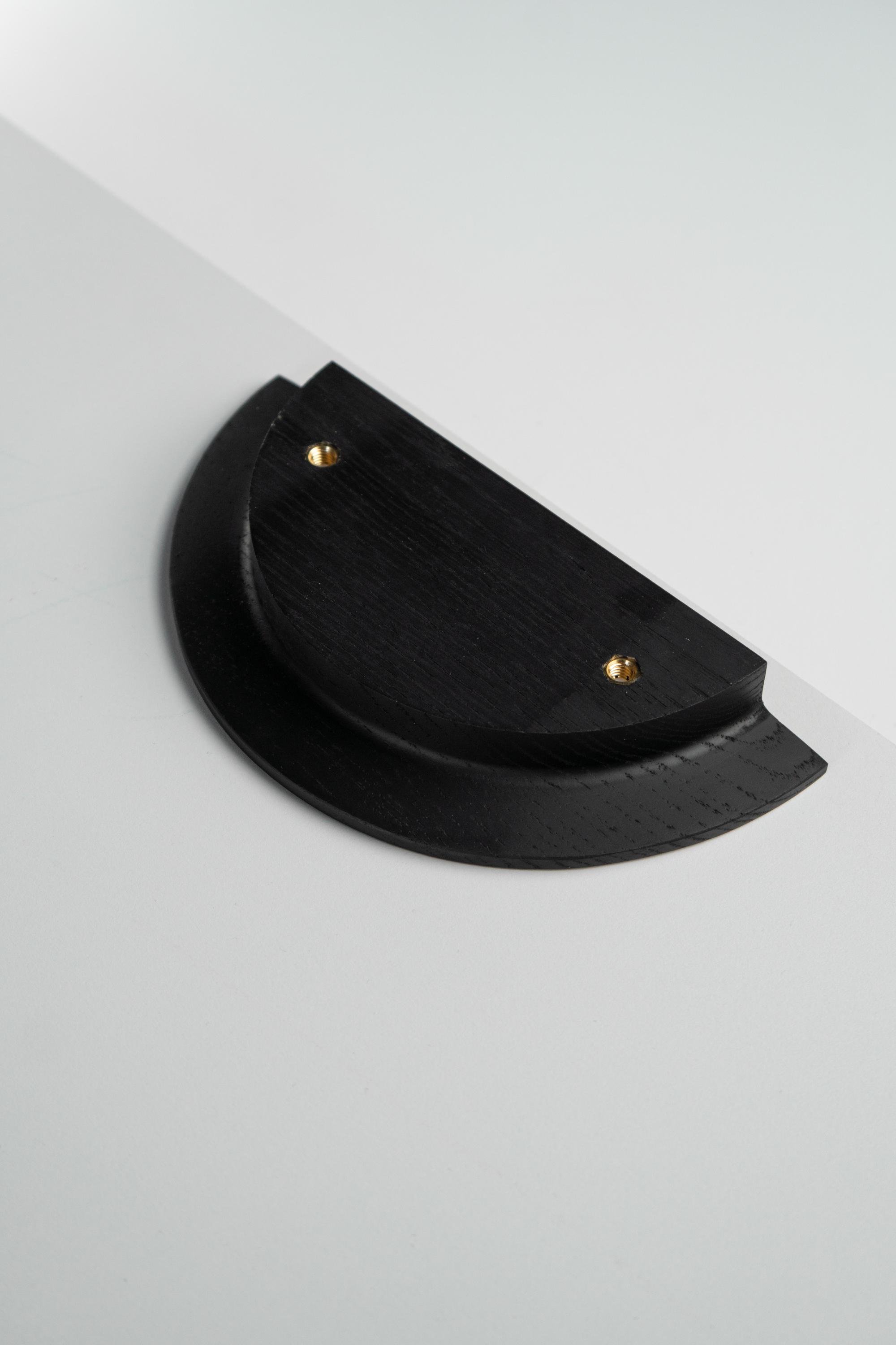 Ручка меблева Duet 3 дерев'яна 180 мм Black - фото 5