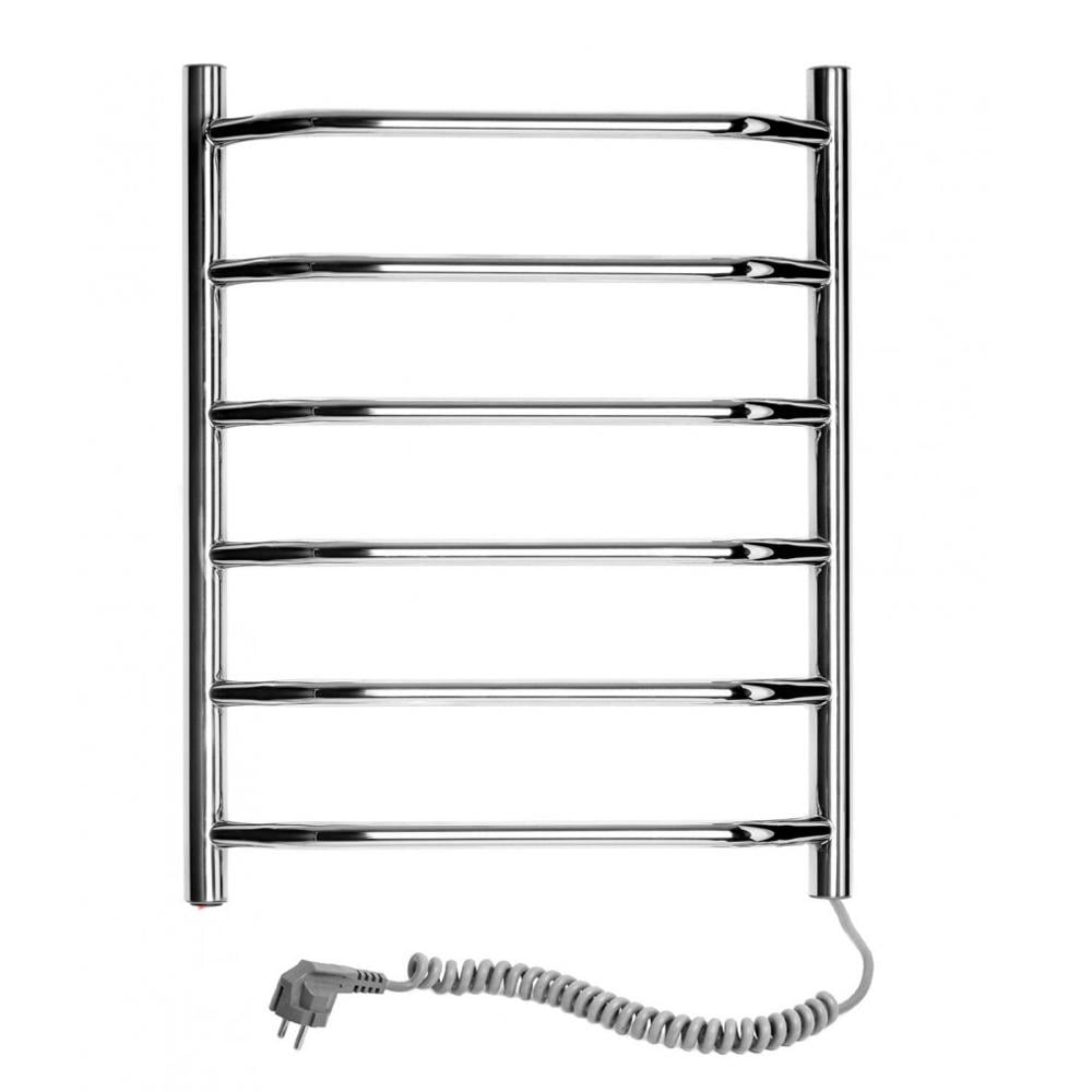 Полотенцесушитель для полотенец электрический SANTAN Лестница Блюз нержавеющая сталь правосторонняя 480х600 мм (113191)