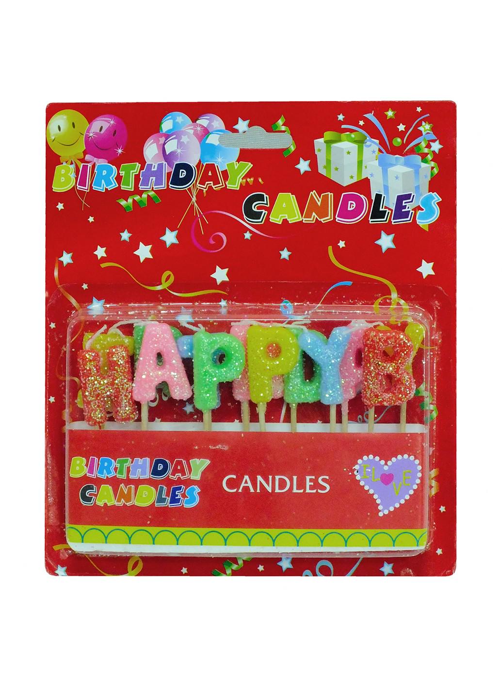 Свечи для торта Happy Birthday (11-284)