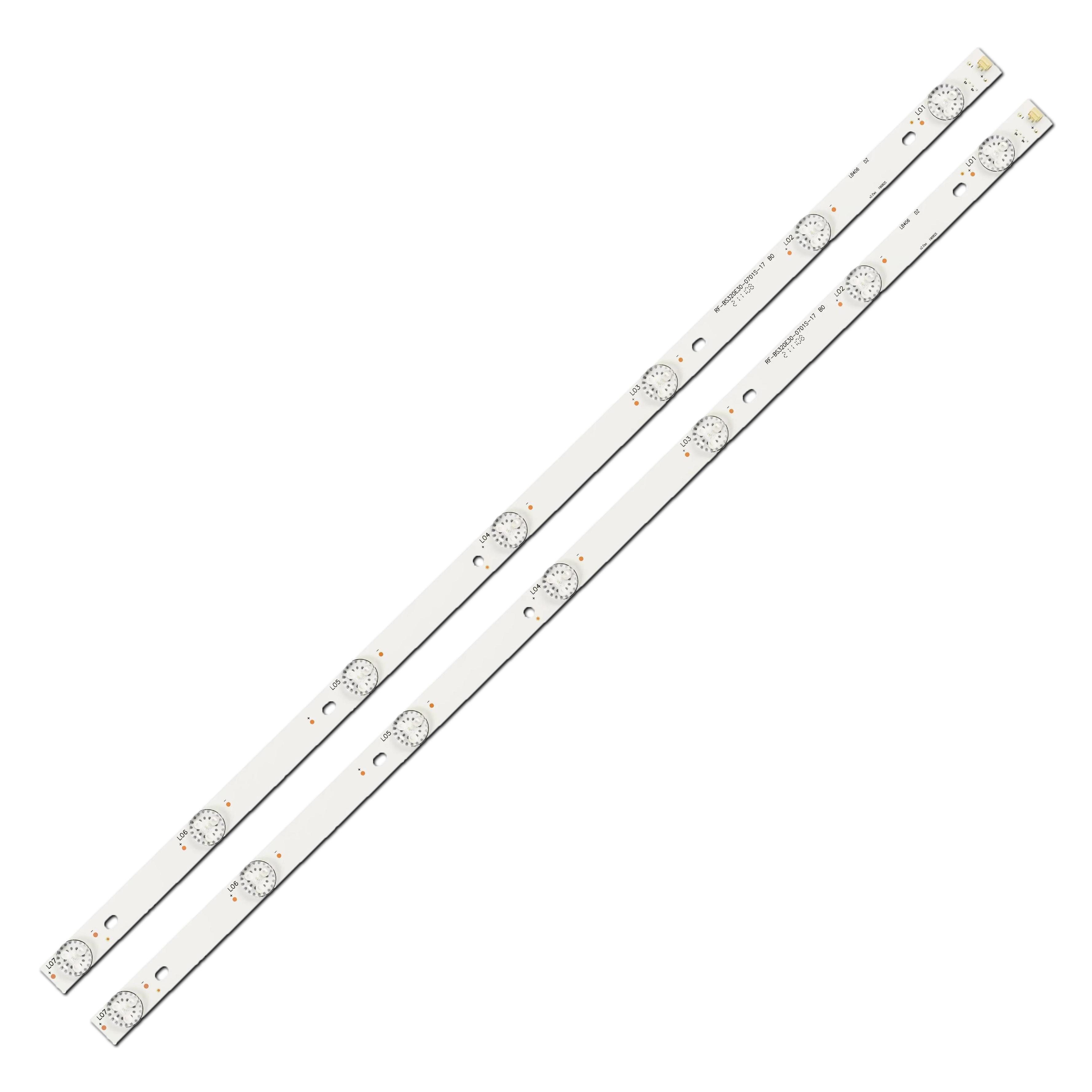 Комплект LED подсветки для TV RF-BS320E30-0701S-17 B0 T185-H03-6.2-6.4 C320X15-E6-H C320F15-E6-L LED32H26 32" 2 шт. (ART-13935)