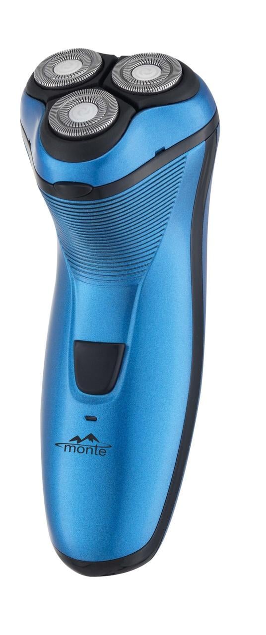 Электробритва-триммер роторная Monte MT-5004S от сети/плавающие головки/сухое бритье 3 Вт (33348728)