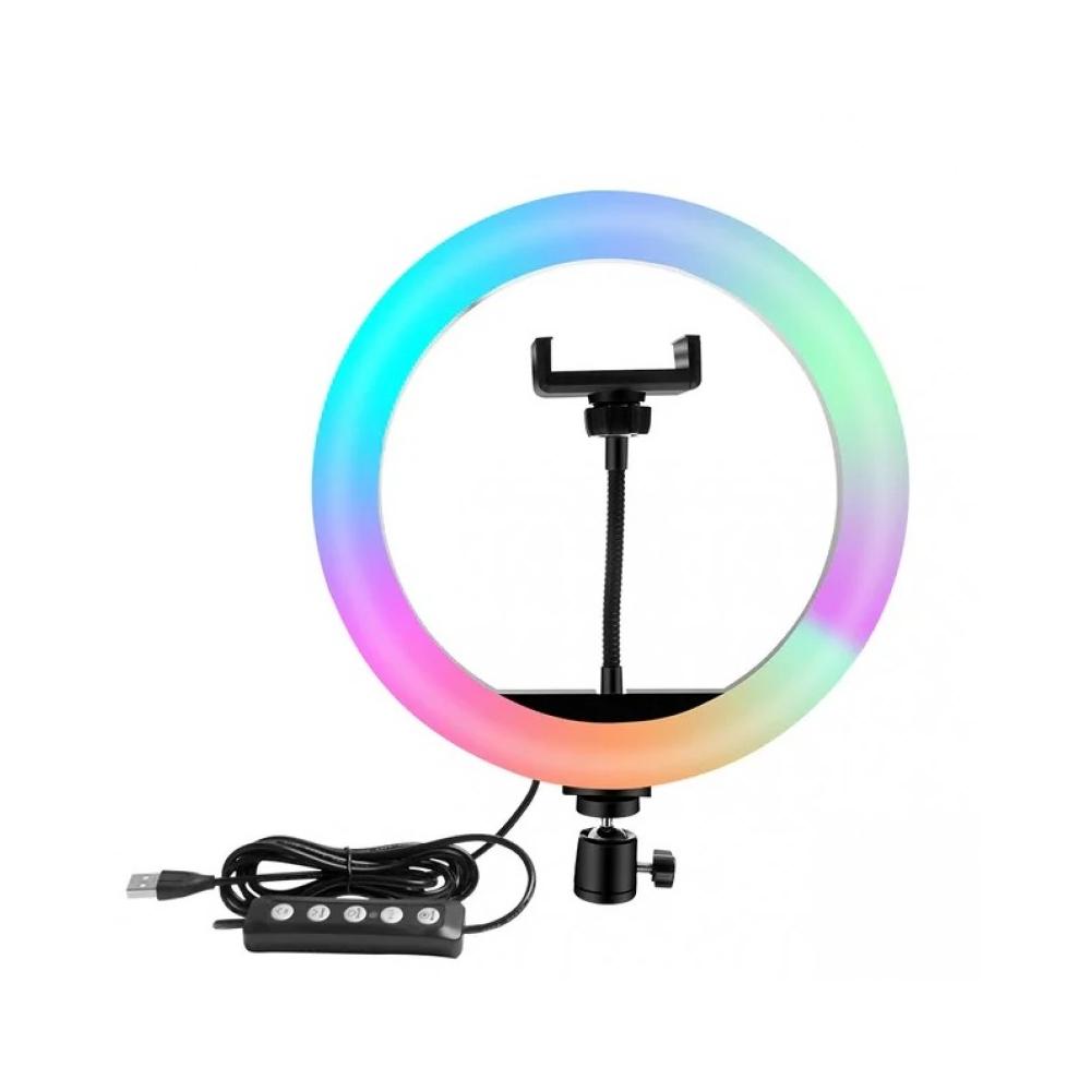 Кільцева лампа Led RGB MJ26 USB Soft Ring Light 26 см (006459c8)