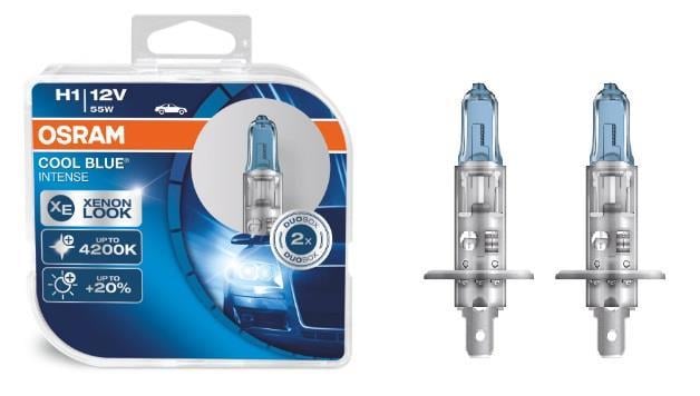 Лампа головного світла Osram Cool Blue Intense H1 55 W (64150CBI)